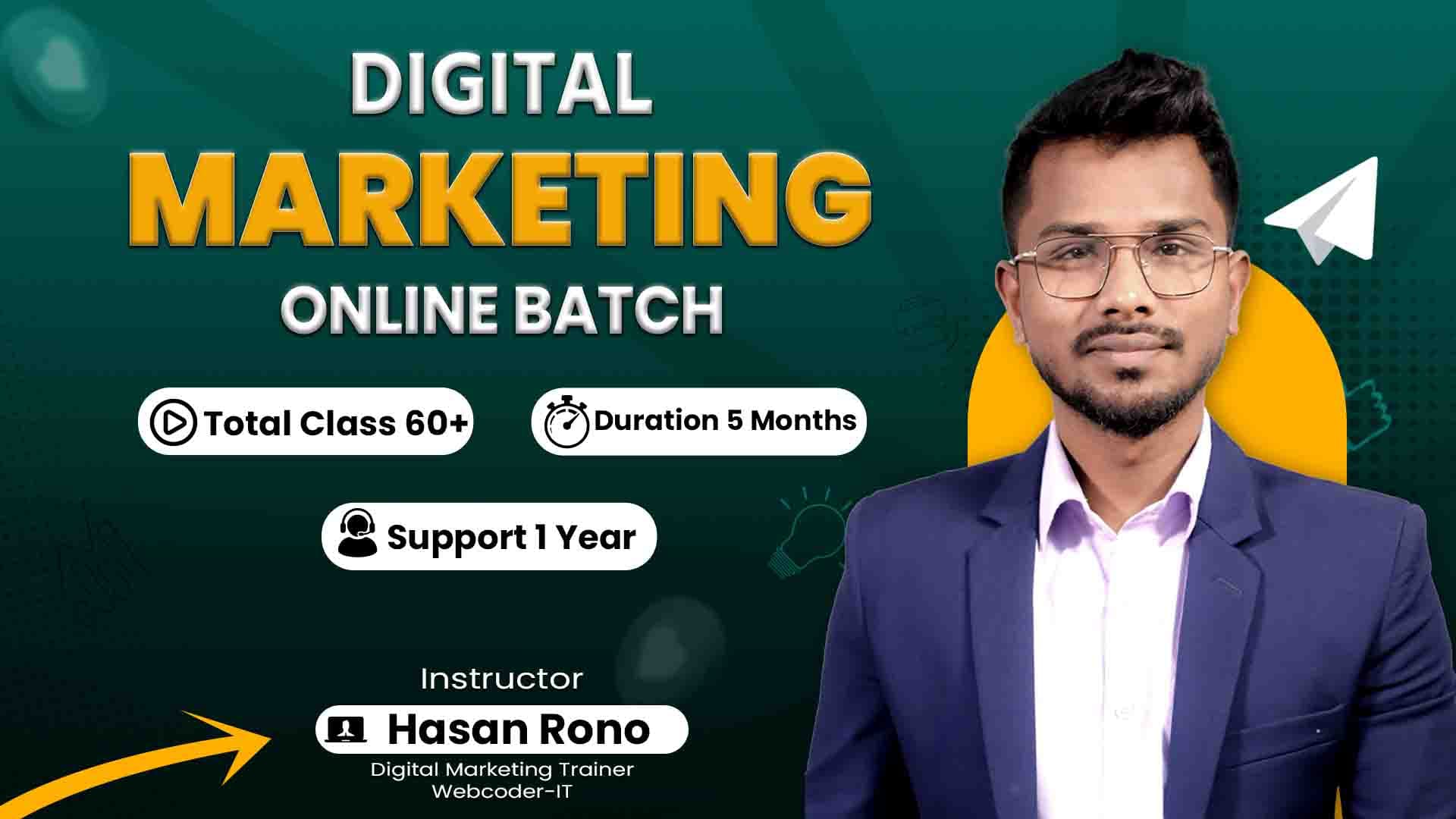 Digital Marketing & Shopify Dropshipping (Online)